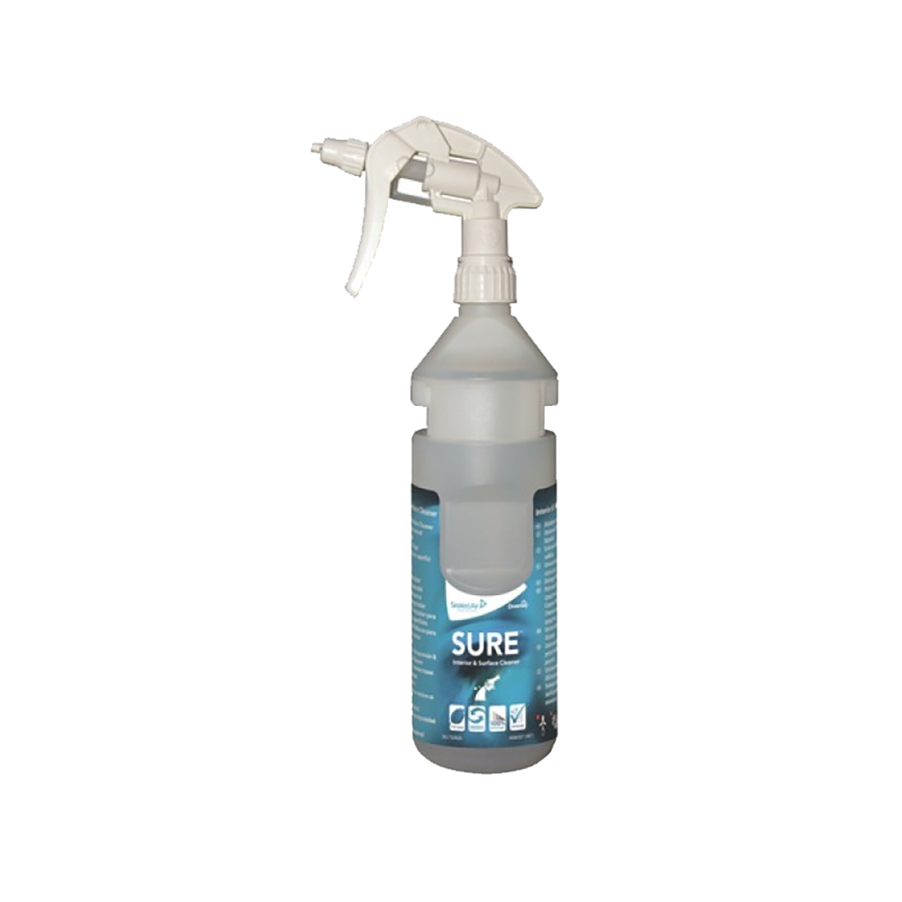 Diversey SURE Cleaner Disinfectant Divermite Bottle Kit 750ml